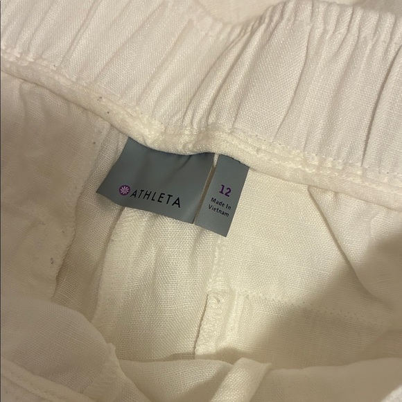 Athleta Women's Crisp White Pants 100 line - Picture 5 of 6